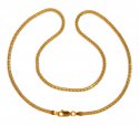 22k Gold Two Tone Chain - Click here to buy online - 1,216 only..
