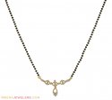 Click here to View - 18K Diamond Mangalsutra (20 inch) 