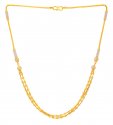 22KT Gold Designer Necklace Chain - Click here to buy online - 1,506 only..