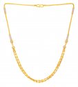 22KT Gold Designer Necklace Chain - Click here to buy online - 1,812 only..