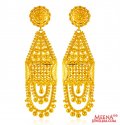 22K Yellow Gold Earring - Click here to buy online - 1,605 only..