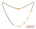 22Kt Gold Signity Mangalsutra  - Click here to buy online - 609 only..