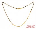 22Kt Gold Signity Mangalsutra  - Click here to buy online - 651 only..