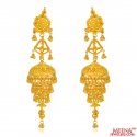 22kt Gold Long Earrings - Click here to buy online - 2,900 only..