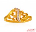 22K Fancy Om Ring - Click here to buy online - 365 only..