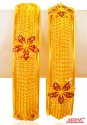 Click here to View - 22k Gold Meenakari Bangles (2PC) 