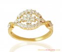 Elegant Genuine Diamond Ring 18K - Click here to buy online - 1,716 only..