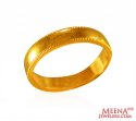 22 Karat Gold Wedding Band - Click here to buy online - 852 only..