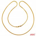 22KT Gold Fox Tail Chain  - Click here to buy online - 1,183 only..