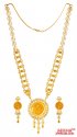 22Kt Gold Long Light Weight Set - Click here to buy online - 3,637 only..