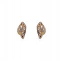 18kt Yellow Gold Diamond Earrings - Click here to buy online - 1,624 only..