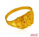 Lord Ganesh Mens Ring 22k gold - Click here to buy online - 462 only..
