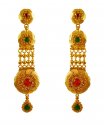 22KT Gold Filigree Earrings - Click here to buy online - 2,944 only..