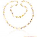 22k Fancy Light Weight Chain - Click here to buy online - 1,274 only..