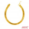 22kt Gold Mens Bracelet - Click here to buy online - 1,669 only..
