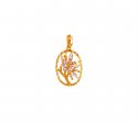 Gold Fancy Floral Pendant - Click here to buy online - 250 only..