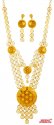 22k Yellow Gold  Necklace Set - Click here to buy online - 6,982 only..