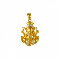Ganesh Pendant (22K Gold) - Click here to buy online - 805 only..