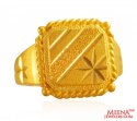 22k Mens Gold Ring  - Click here to buy online - 770 only..