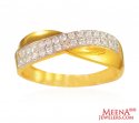 22K Gold Designer Signity Ring - Click here to buy online - 289 only..