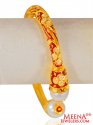 Click here to View - 22Karat Gold Meenakari Kada(1PC)  