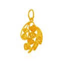 22K Gold Fancy Pendant - Click here to buy online - 340 only..
