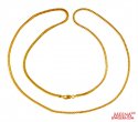 22k Gold Fox Tail Chain - Click here to buy online - 2,031 only..