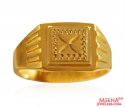 Click here to View - 22karat Gold Fancy Mens  Ring  