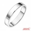 18 Kt White Gold Band - Click here to buy online - 501 only..