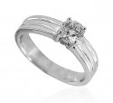 18KT White Gold Diamond Ring  - Click here to buy online - 3,128 only..