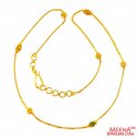 22K Gold Meena Balls Chain - Click here to buy online - 761 only..
