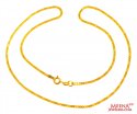 22KT Gold Chain (16 Inch) - Click here to buy online - 406 only..