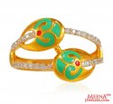 22k Gold Ladies Signity Ring - Click here to buy online - 366 only..