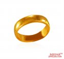 22 Karat Gold Wedding Band - Click here to buy online - 937 only..