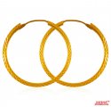 22k Gold Hoops - Click here to buy online - 914 only..