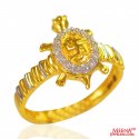 22k Gold Turtle Ladies Ring - Click here to buy online - 387 only..