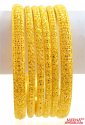 Click here to View - 22Kyellow  Gold Bangles Set(6 pcs) 