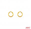 22k Gold Hoop Earrings - Click here to buy online - 140 only..