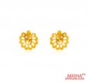 22 KT Gold Enamel Tops Earrings - Click here to buy online - 249 only..