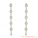 White Gold Signity Earrings - Click here to buy online - 1,658 only..