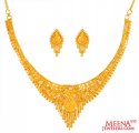 Click here to View - 22 Karat Gold Necklace Set 