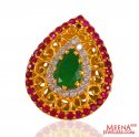 22K Gold Designer Ladies Ring - Click here to buy online - 973 only..