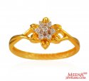 22 Kt Gold  Ladies Ring  - Click here to buy online - 360 only..