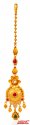 Click here to View - 22Kt Gold Antique Maang Tikka 