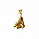 22 Kt Fancy Lord Krishna Pendant  - Click here to buy online - 458 only..
