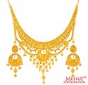 Click here to View - Necklace Earring Set 22K Gold 