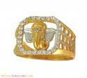 Click here to View - 22k Mens Ganpati 2 Tone Ring 