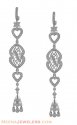 18K Designer Gold Long Earring - Click here to buy online - 2,168 only..