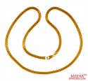 22kt Gold Fancy Flat Chain  - Click here to buy online - 996 only..