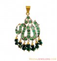 Click here to View - 22K Gold Allah Pendant 